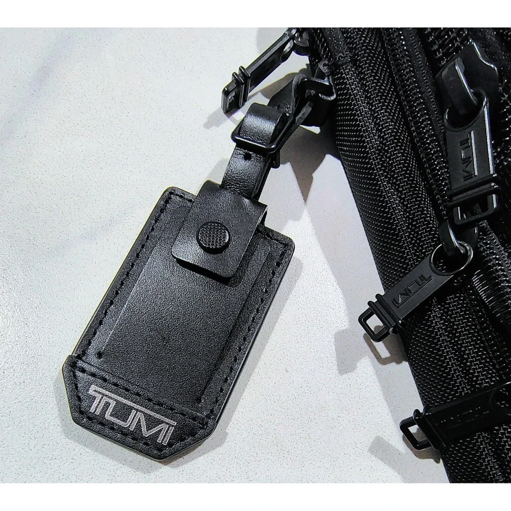 Tumi Alpha Bravo Service Crossbody Bag Black Ballistic Nylon Mens 232796D Bag